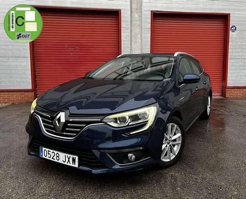 Azul Usado 2017 Renault Mégane GrandTour Zen Familiar | 11.500 € (Precio justo) - Imagen 1/4