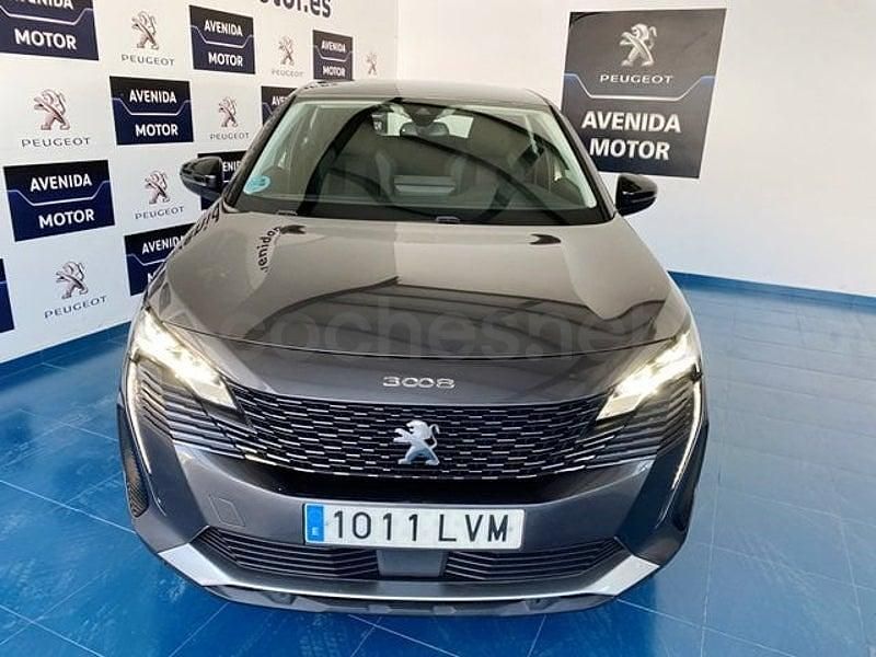 Usado Peugeot 3008 Active 130 CV (95 kW) 2021 Azul SUV