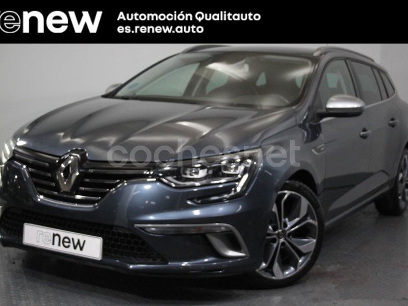 Gris / plata Usado 2020 Renault Mégane GT Line GT-Line Familiar | 17.500 € (Precio justo) - Imagen 1/4