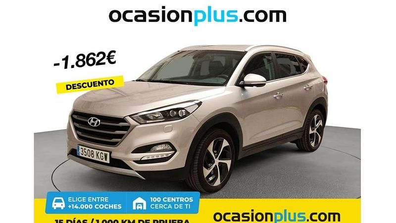 Blanco Usado 2018 Hyundai Tucson SUV | 18.628 € (Buen precio) - Imagen 1/4