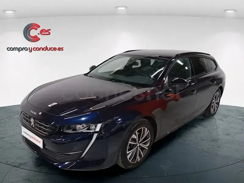 Usado Peugeot 508 Allure 130 CV (95 kW) 2022 Azul Berlina