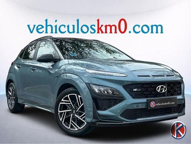 Usado Hyundai Kona N Line 120 CV (88 kW) 2021 Verde SUV