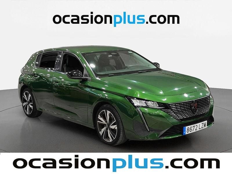 Usado Peugeot 308 Allure 131 CV (96 kW) 2022 Verde Utilitario