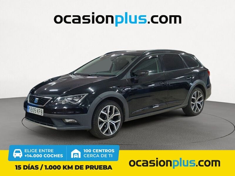 Negro Usado 2017 Seat Leon 4Drive Familiar | 18.700 € (Precio justo) - Imagen 1/4