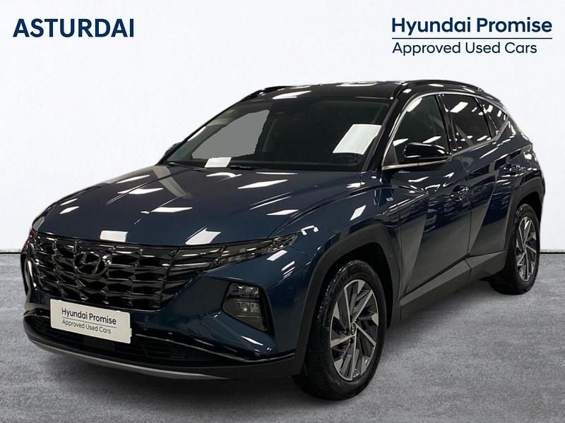 Dark teal / phantom black (metalizado) Usado 2021 Hyundai Tucson SUV | 21.990 € (Caro) - Imagen 1/4