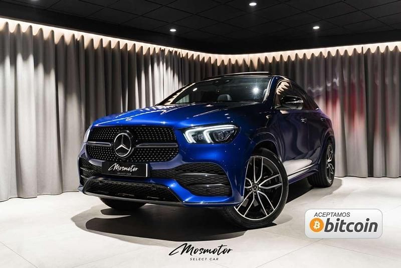 Usado Mercedes GLE350 272 CV (200 kW) 2021 Azul Coupe