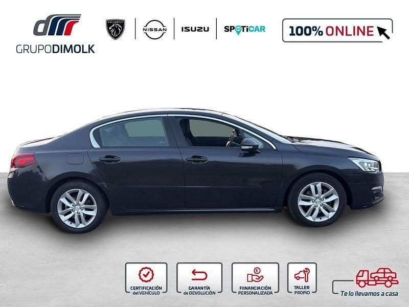 Usado Peugeot 508 Active 140 CV (102 kW) 2015 Negro Berlina