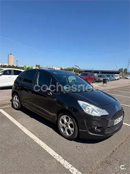 Usado Citroën C3 Exclusive 95 CV (69 kW) 2010 Negro Berlina