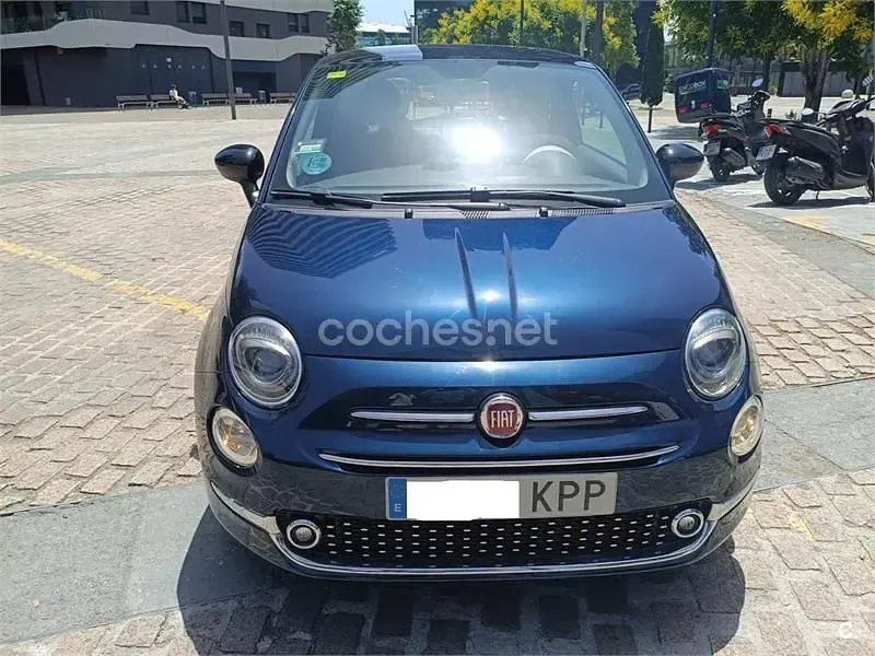 Usado Fiat 500 Lounge 69 CV (50 kW) 2018 Azul Berlina