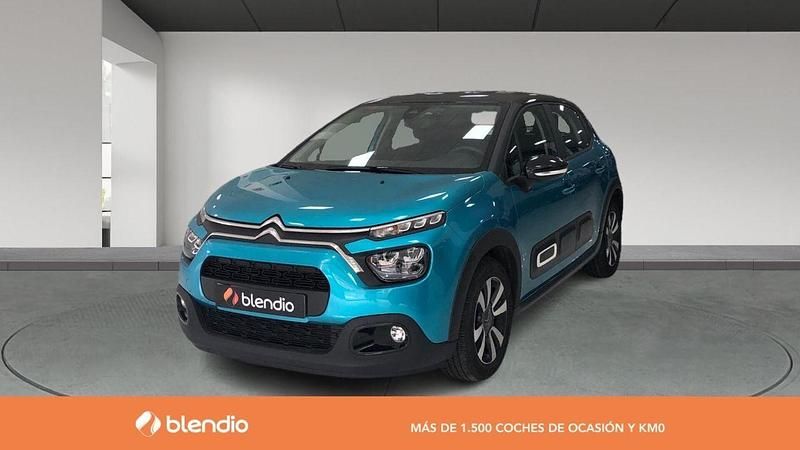 Usado Citroën C3 Feel 83 CV (61 kW) 2021 Azul Utilitario