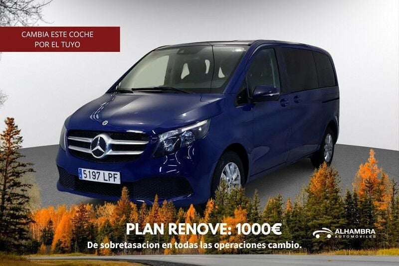 Azul Usado 2021 Mercedes V220 Monovolumen | 46.260 € (Buen precio) - Imagen 1/4