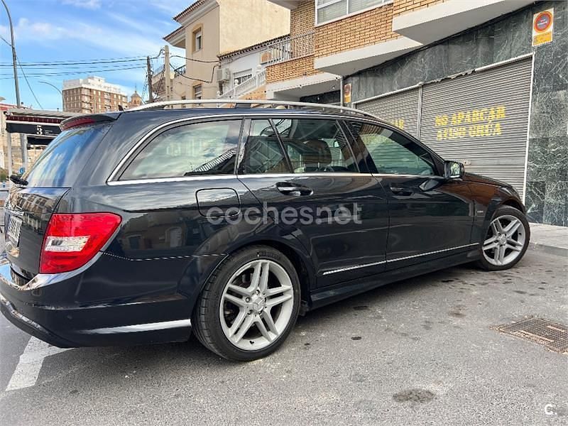 Negro Usado 2012 Mercedes C220 Avantgarde Familiar | 9300 € (Precio justo) - Imagen 1/4