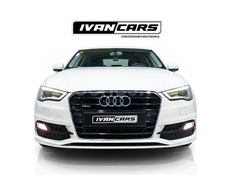 Usado Audi A3 S-Line 105 CV (77 kW) 2014 Blanco Berlina