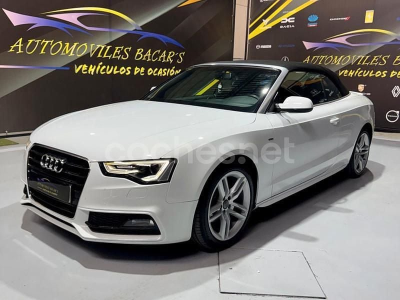 Blanco Usado 2013 Audi A5 Cabriolet S-Line Descapotable | 16.500 € (Precio justo) - Imagen 1/4