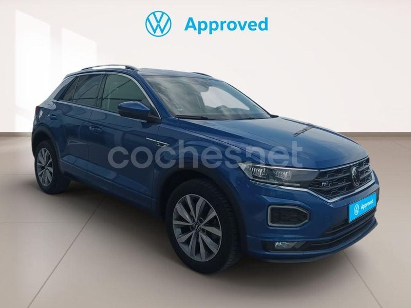 Azul Usado 2022 VW T-Roc Advance SUV | 25.400 € (Caro) - Imagen 1/4