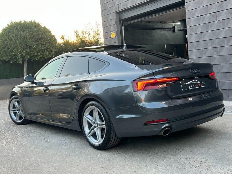 Usado Audi A5 Sportback S-Line 190 CV (139 kW) 2019 Gris / plata Utilitario