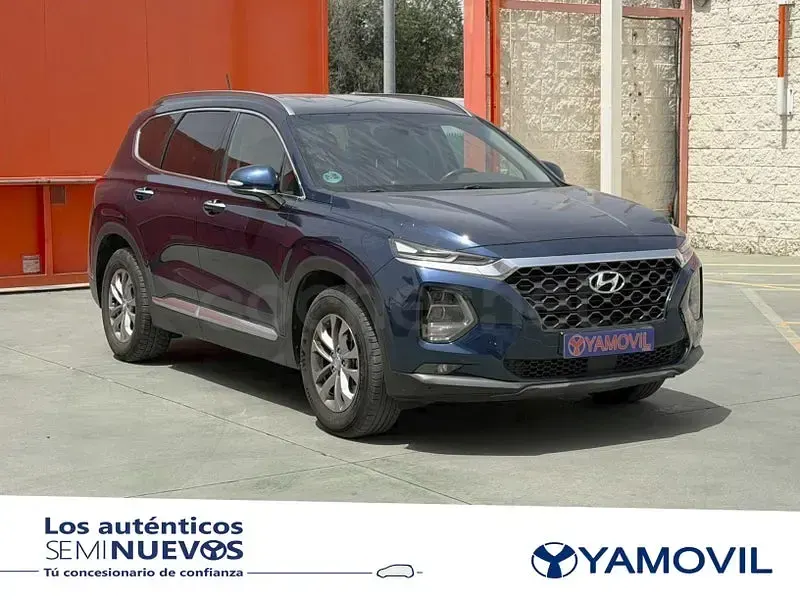Usado Hyundai Santa Fe 185 CV (136 kW) 2019 Azul SUV