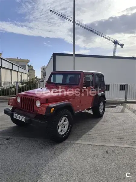 Usado Jeep Wrangler 177 CV (130 kW) 2002 Rojo SUV