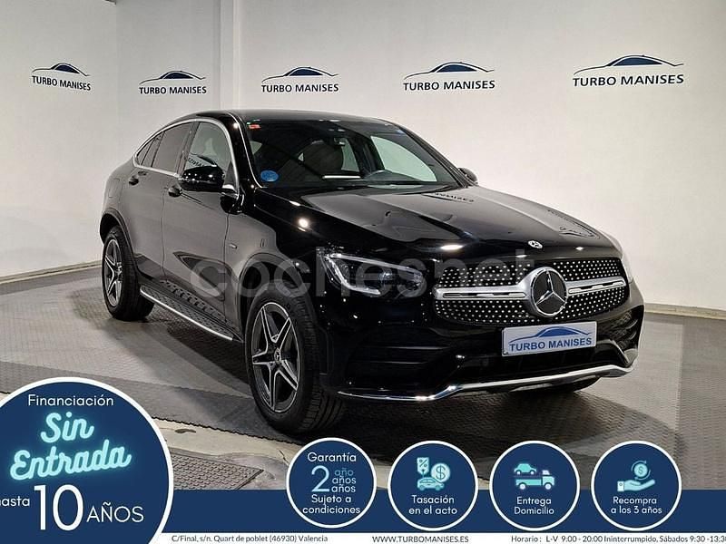 Negro Usado 2021 Mercedes GLC300e Coupe | 43.990 € (Super precio) - Imagen 1/4