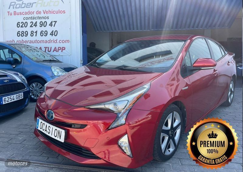 Rojo Usado 2017 Toyota Prius Utilitario | 13.999 € (Buen precio) - Imagen 1/4