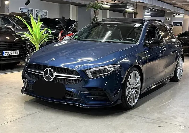 Usado Mercedes A35 AMG 306 CV (225 kW) 2019 Azul Berlina