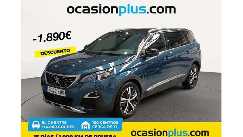 Verde Usado 2018 Peugeot 5008 Business-Line Monovolumen | 18.910 € (Buen precio) - Imagen 1/4