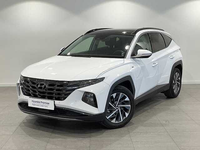 Atlas white Usado 2024 Hyundai Tucson SUV | 30.490 € (Caro) - Imagen 1/4