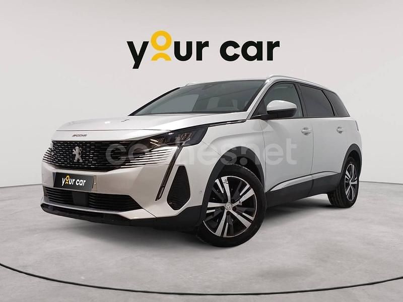 Blanco Usado 2021 Peugeot 5008 Allure Monovolumen | 23.490 € (Precio justo) - Imagen 1/4