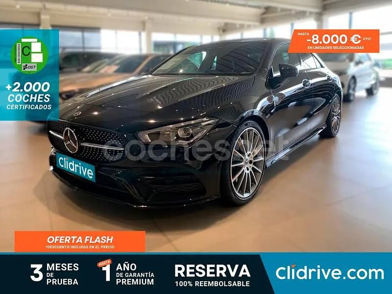 Negro Usado 2020 Mercedes CLA200 Berlina | 31.190 € (Precio justo) - Imagen 1/4