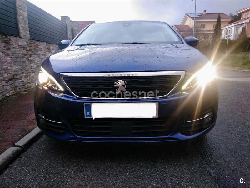 Azul Usado 2019 Peugeot 308 SW Style Familiar | 8250 € (Super precio) - Imagen 1/4