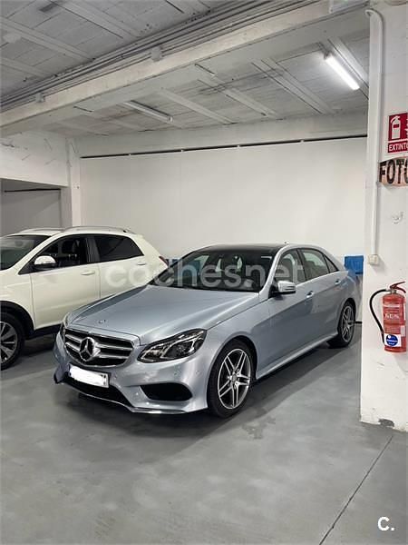 Usado Mercedes E220 Elegance 170 CV (125 kW) 2016 Gris / plata Berlina