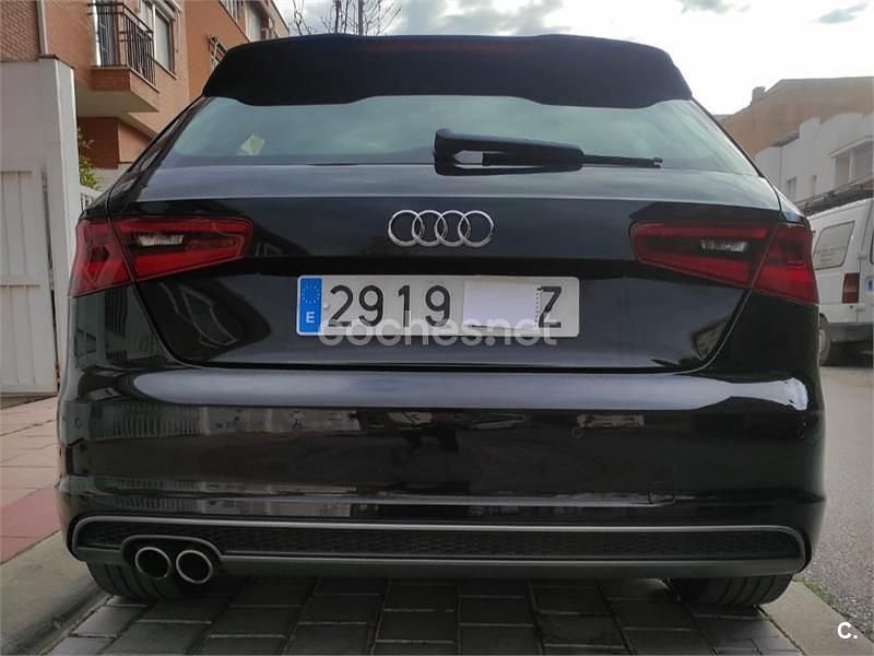 Usado Audi A3 S-Line 150 CV (110 kW) 2015 Negro Berlina