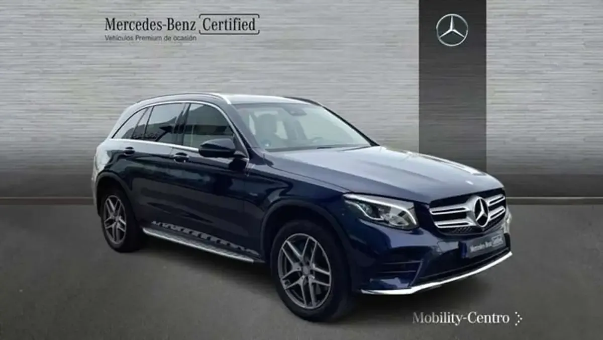 Usado Mercedes GLC350 320 CV (235 kW) 2016 Azul SUV