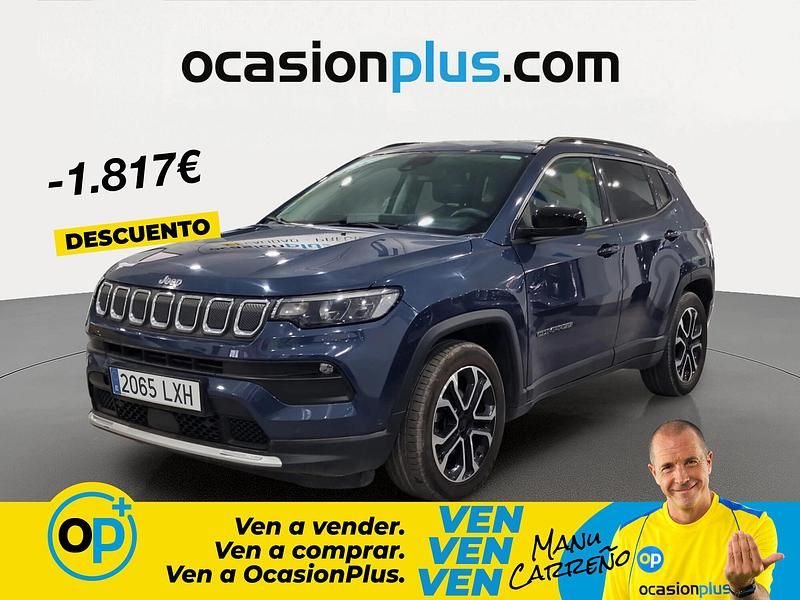 Usado Jeep Compass Limited 130 CV (95 kW) 2022 Azul SUV