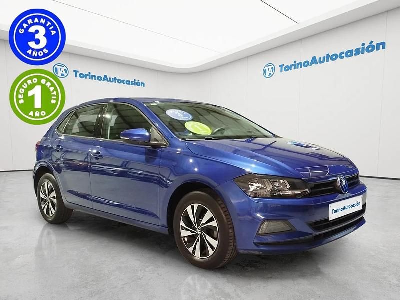 Usado VW Polo Advance 95 CV (69 kW) 2021 Azul Utilitario