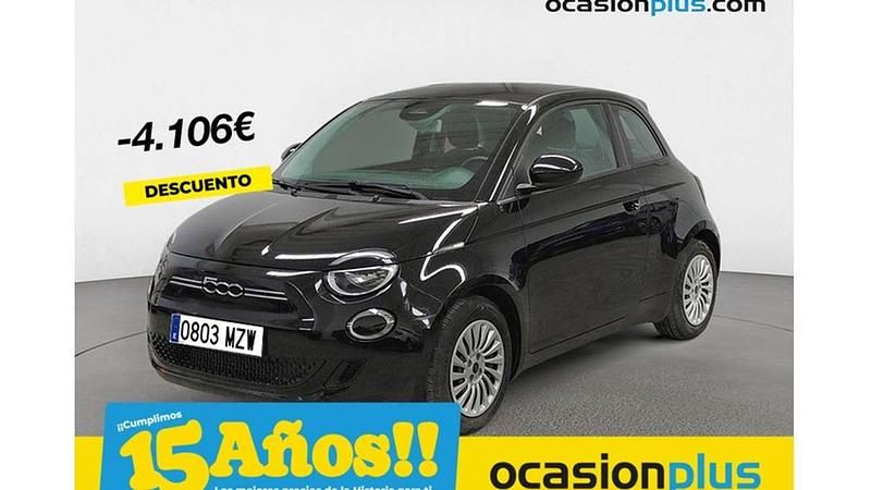 Negro Usado 2022 Fiat 500e Action Utilitario | 11.044 € (Buen precio) - Imagen 1/4