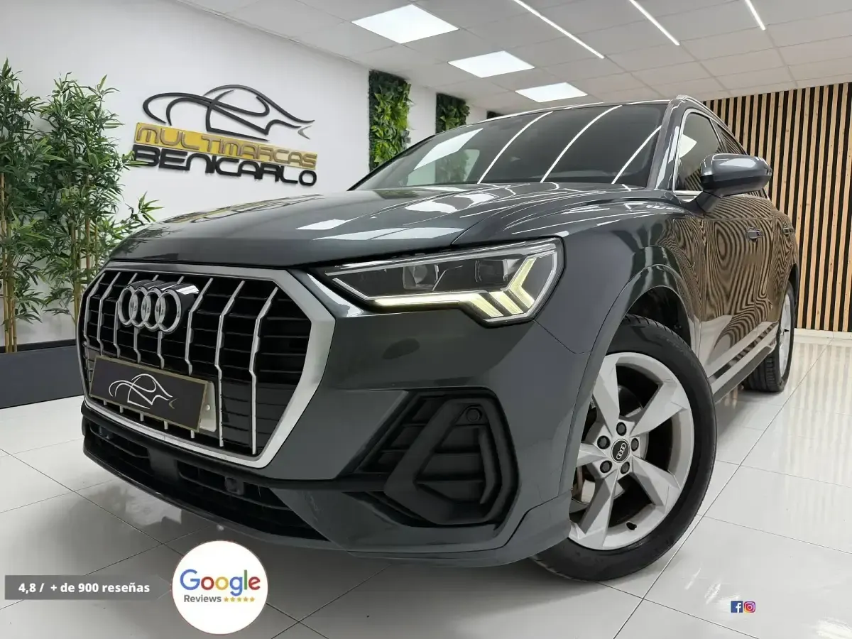 Usado Audi Q3 S-Line 245 CV (180 kW) 2021 Gris SUV
