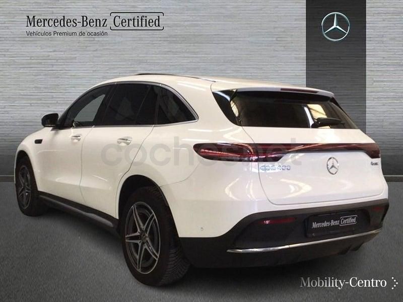 Usado Mercedes EQC400 AMG line 300 kW (408 CV) 2021 Blanco polar SUV