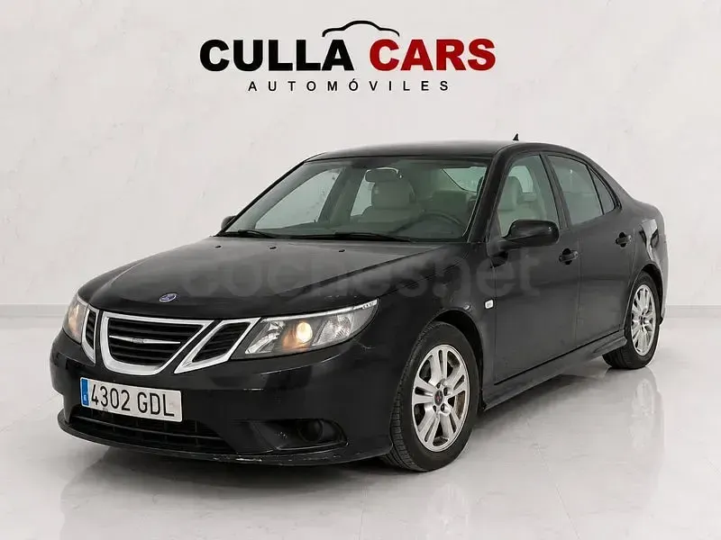Usado Saab 9-3 Vector 150 CV (110 kW) 2008 Negro Berlina