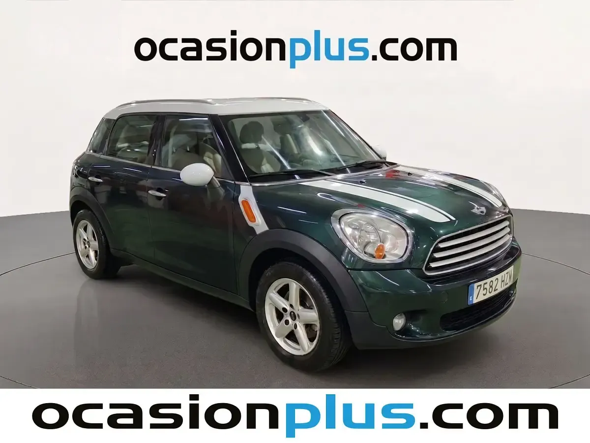 Usado Mini Cooper D 112 CV (82 kW) 2014 Verde Utilitario