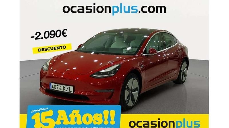 Rojo Usado 2019 Tesla Model 3 Standard Range Berlina | 20.900 € (Precio justo) - Imagen 1/4
