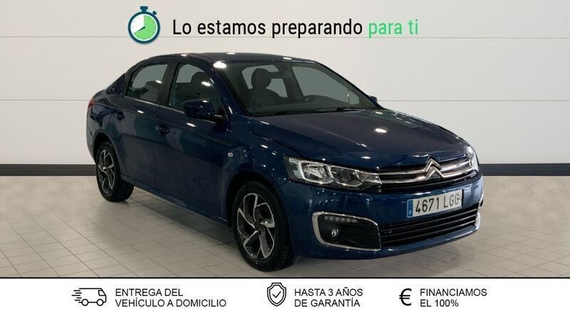 Azul Usado 2020 Citroën C-Elysee I Shine Berlina | 12.700 € (Precio justo) - Imagen 1/4