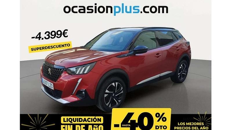Rojo Usado 2022 Peugeot 2008 GT SUV | 16.137 € (Un poco caro) - Imagen 1/4