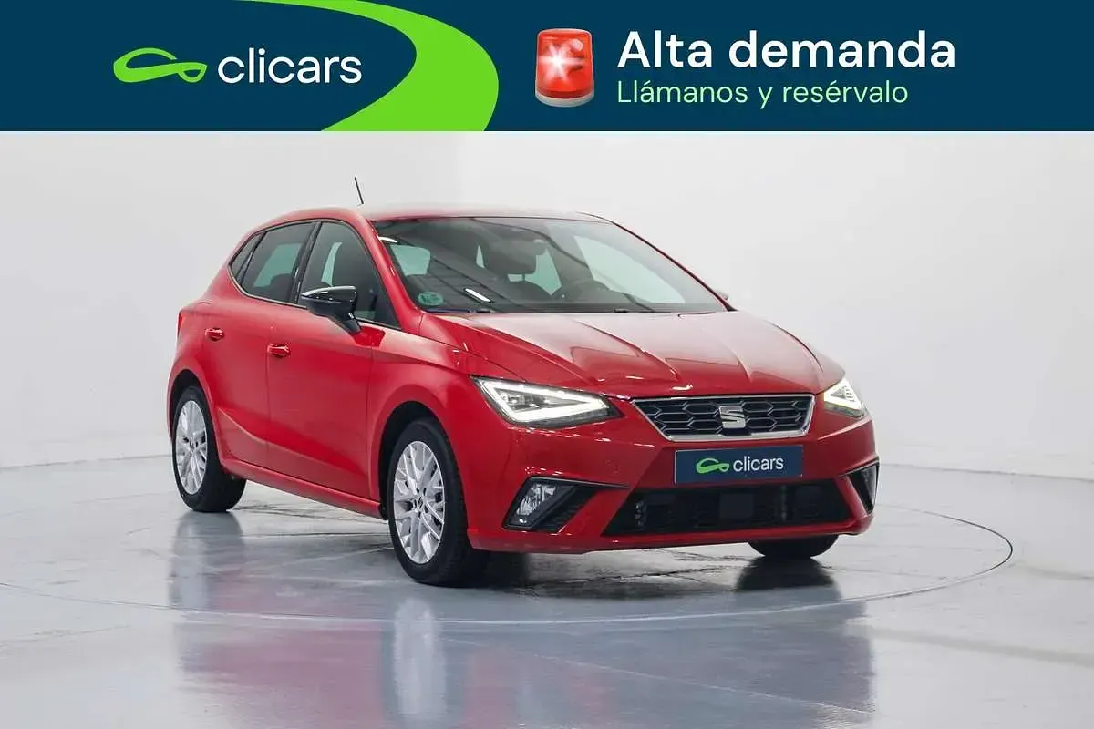 Usado Seat Ibiza FR 110 CV (80 kW) 2022 Rojo Utilitario