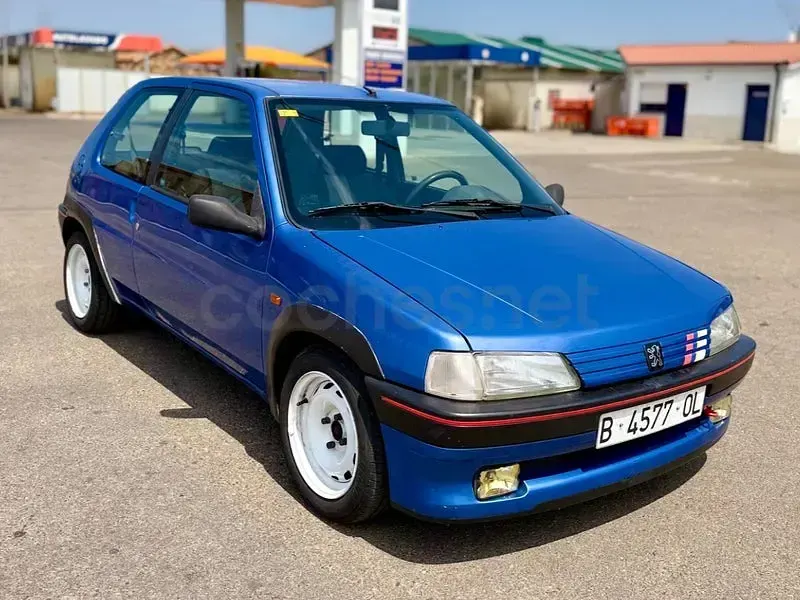 Usado Peugeot 106 Sport 75 CV (55 kW) 1998 Azul Utilitario