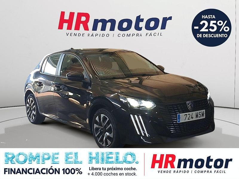 Usado Peugeot 208 Active 101 CV (74 kW) 2024 Negro Utilitario