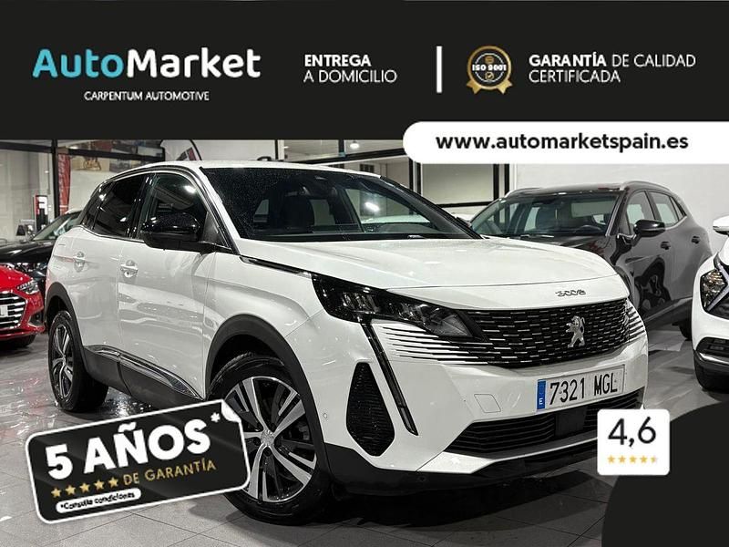 Blanco Usado 2023 Peugeot 3008 Allure SUV | 15.900 € (Precio justo) - Imagen 1/4