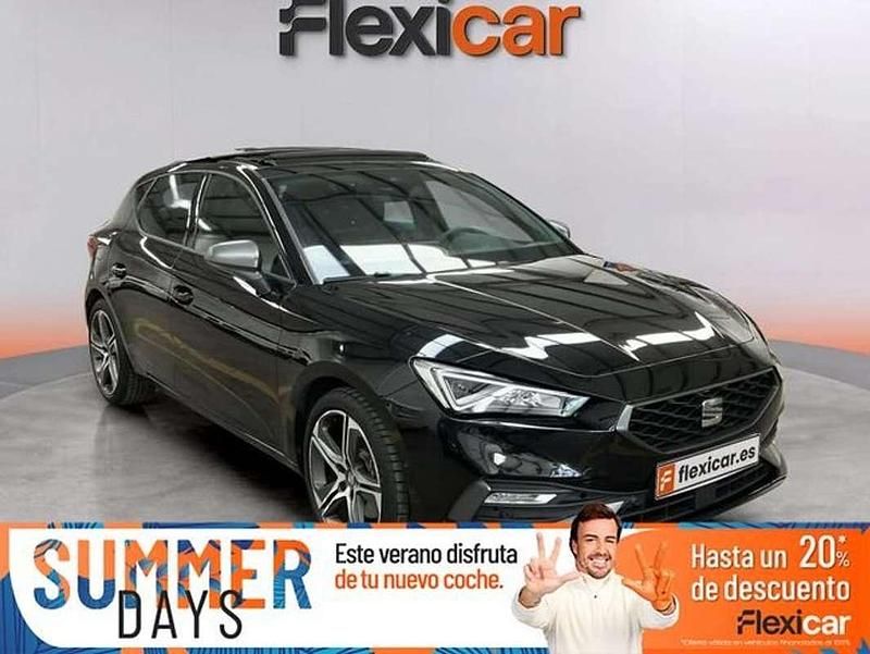 Negro Usado 2023 Seat Leon FR Berlina | 19.490 € (Super precio) - Imagen 1/4