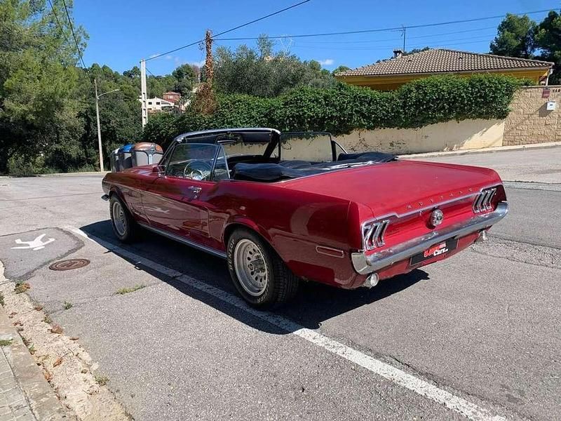 Usado Ford Mustang 1968 Rojo Descapotable