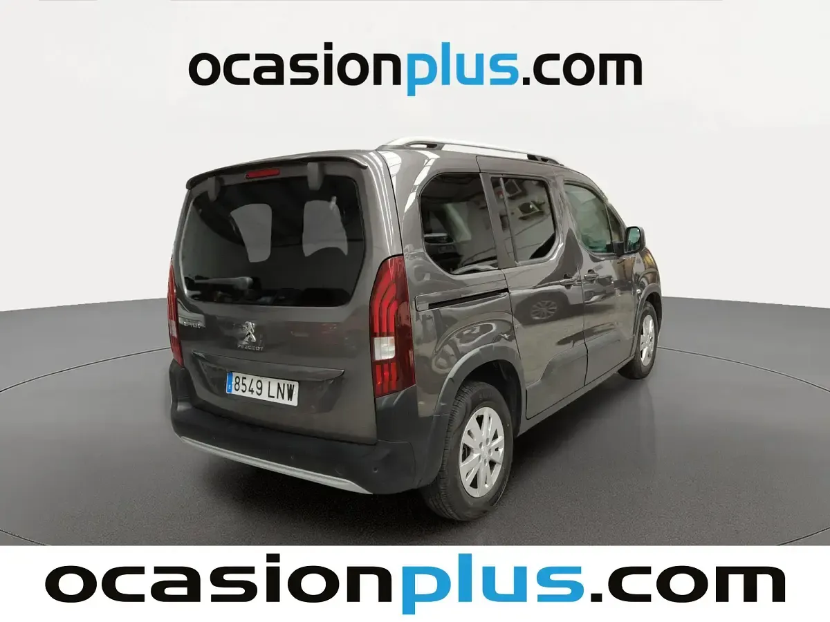 Usado Peugeot Rifter Allure 102 CV (75 kW) 2021 Gris Monovolumen